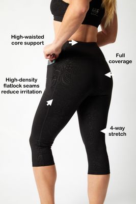 Supportive High waisted Women’s Gym Cropped Leggings Supportive High waisted Women’s Gym Cropped Leggings