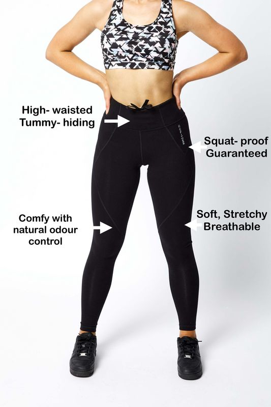 Stretchy, Natural Cotton Women’s Yoga Legging