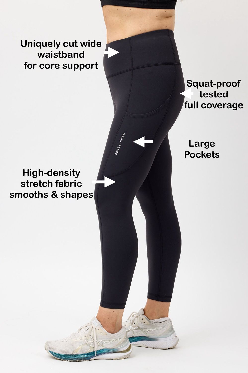 Women’s High-Waisted Core Support 7/8 Leggings with Pockets Women’s High-Waisted Core Support 7/8 Leggings with Pockets