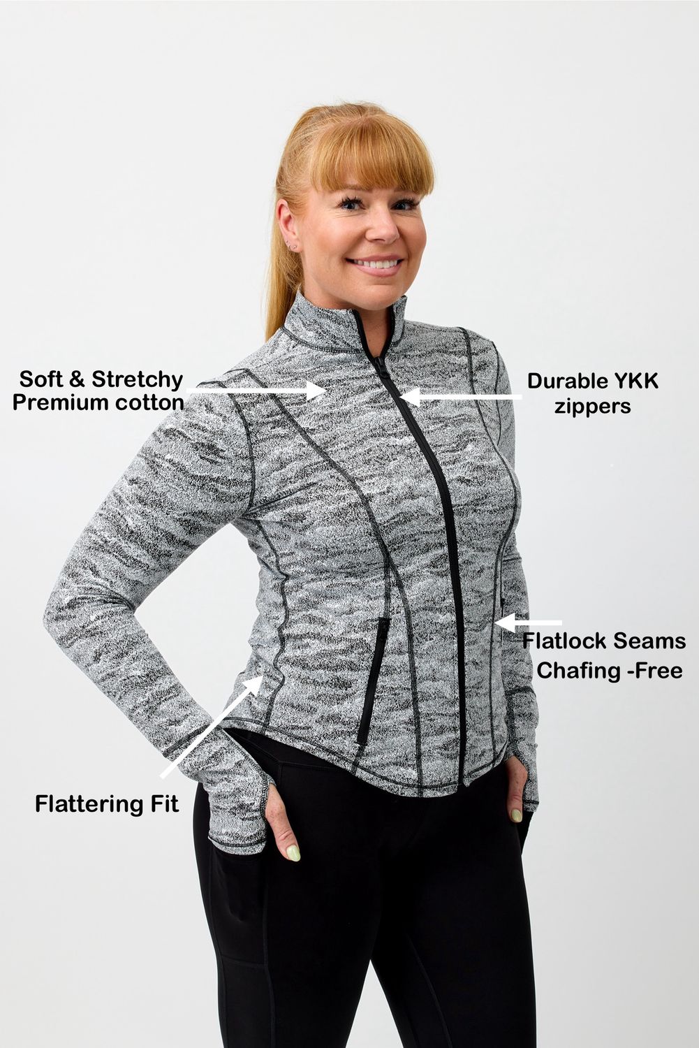 Premium, Soft & Stretchy Natural Fibre Jacket Premium, Soft & Stretchy Natural Fibre Jacket
