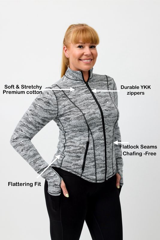 Premium, Soft & Stretchy Natural Fibre Jacket
