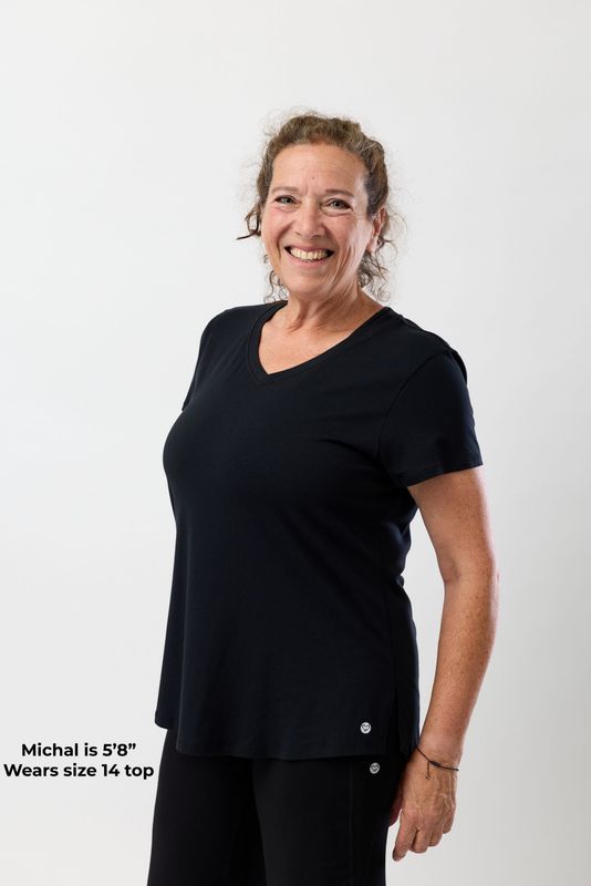 Women’s Bum-Covering Soft & Stretchy Natural Fibre Top