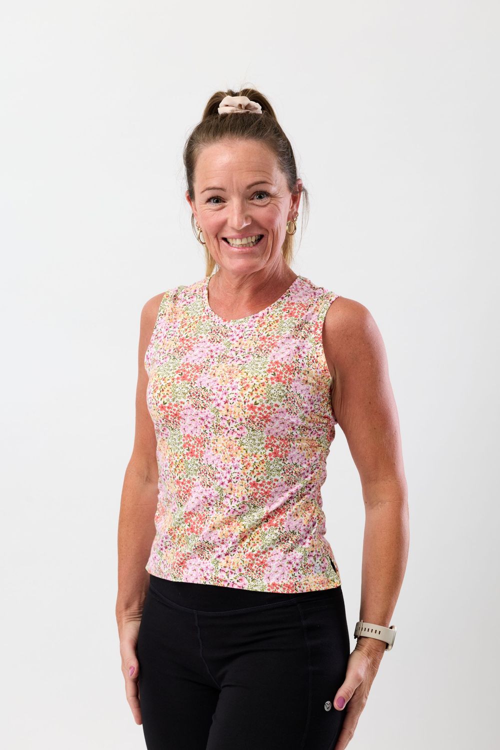 Women’s Gym & Pilates Tank Top – Natural Fibre, Soft Stretch