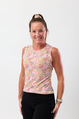 Women’s Gym & Pilates Tank Top – Natural Fibre, Soft Stretch