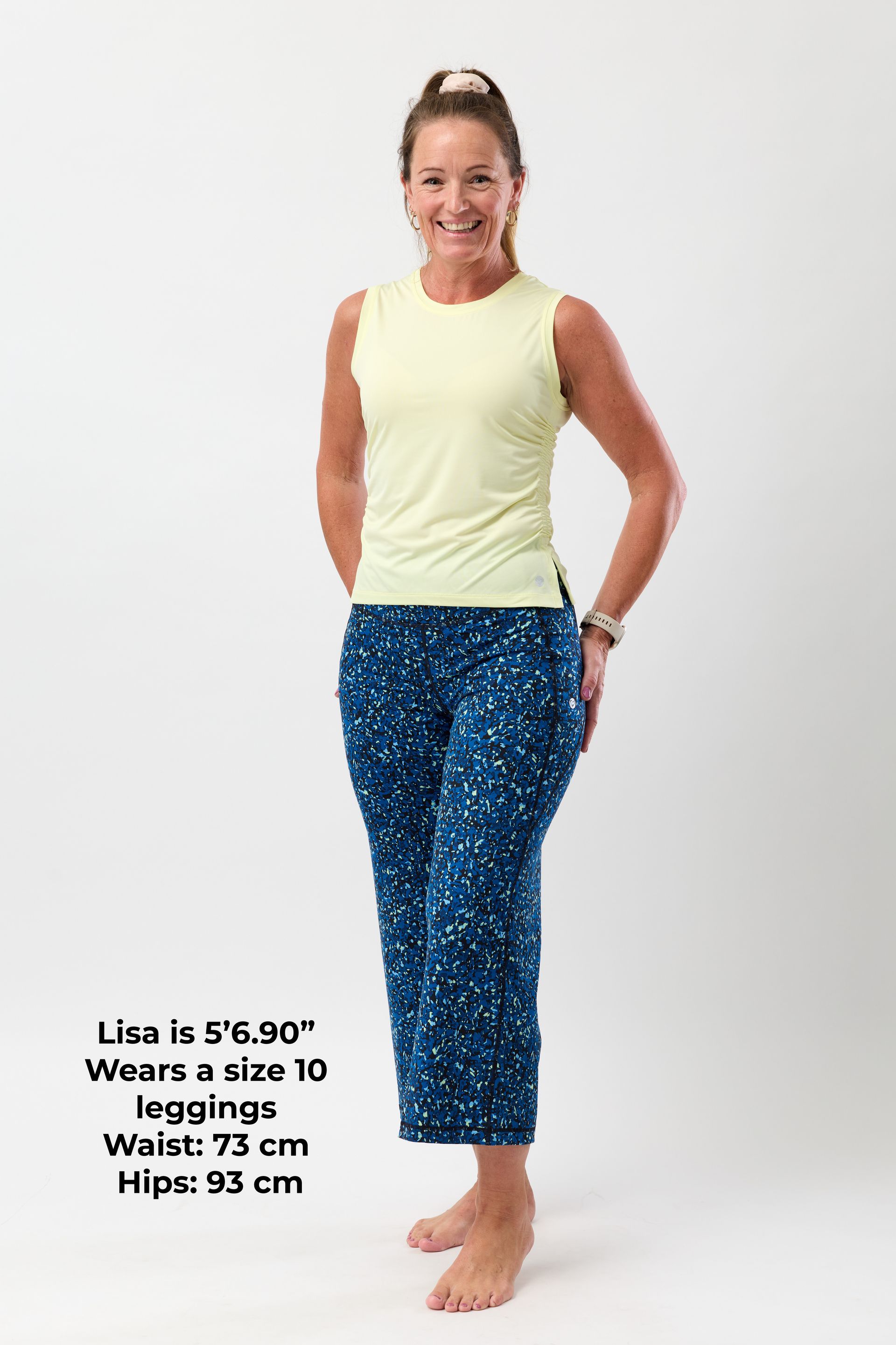 Women’s 7/8 High Waisted Core Support Flare Leggings with Pockets
