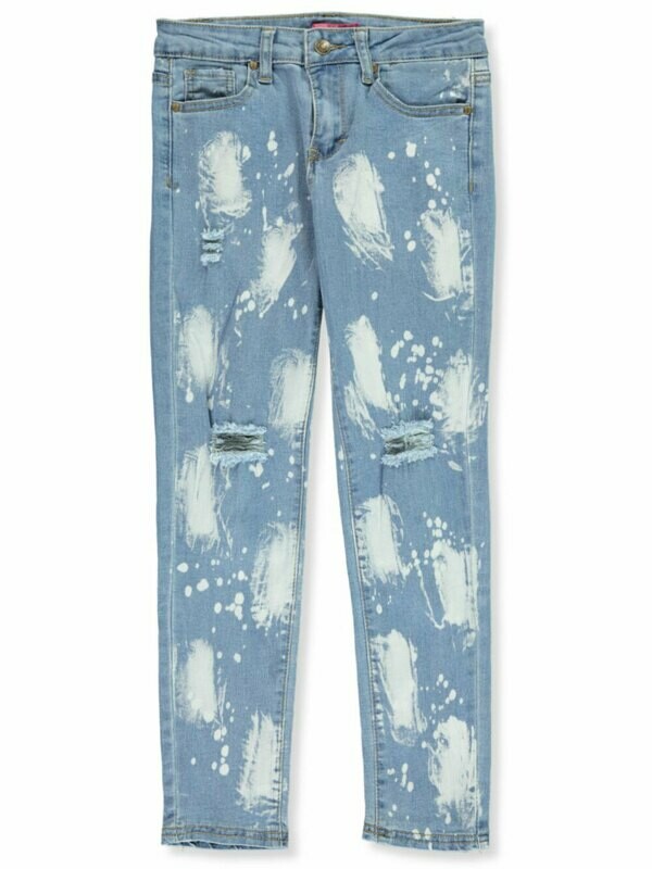 Girls&#39; Bleach Spot Designer Jeans