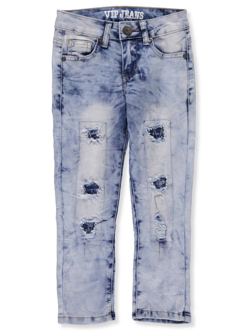 Toddler Girls&#39; Designer Bleached Distressed Jeans