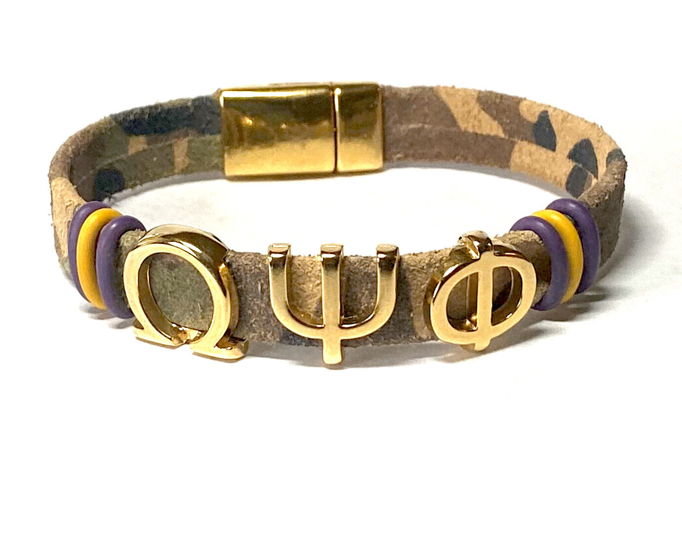 Bracelet/ Men’s Omega Camouflage Leather 