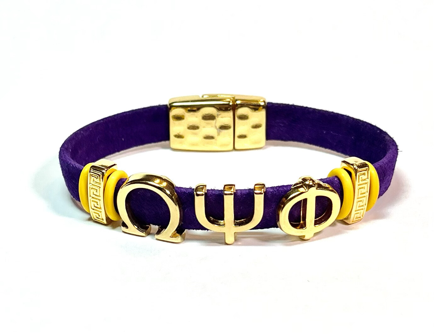 Bracelet/ Men’s Omega Purple Suede Leather 