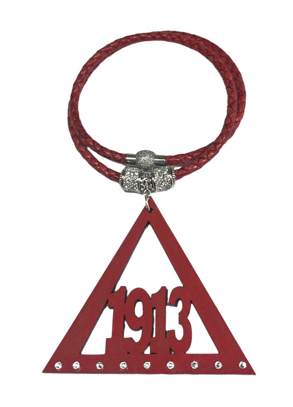 Necklace / Red 1913 Red Rope Necklace With Bling