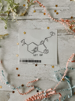 Let Go Serotonin Sticker