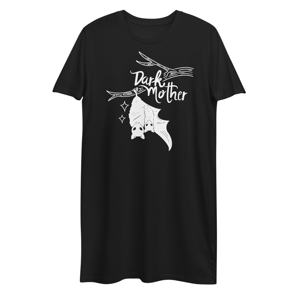 Dark Mother Bats T-Shirt Dress Dark Mother Bats T-Shirt Dress