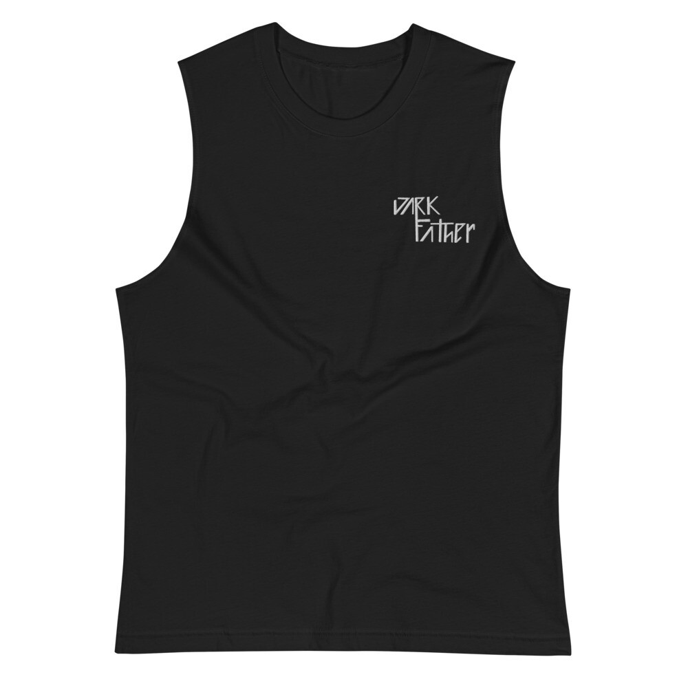 Dark Father Embroidered Muscle Tee