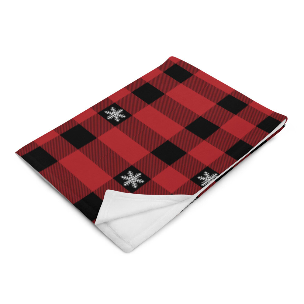 Yule Plaid Throw Blanket Yule Plaid Throw Blanket
