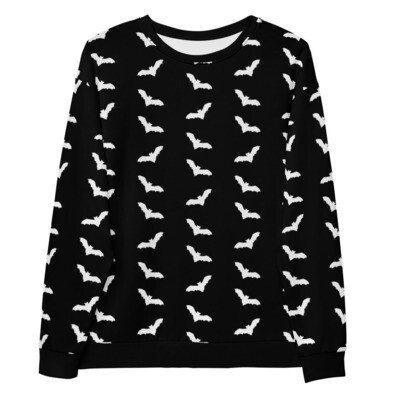 Batty About You Sweater - Black & White