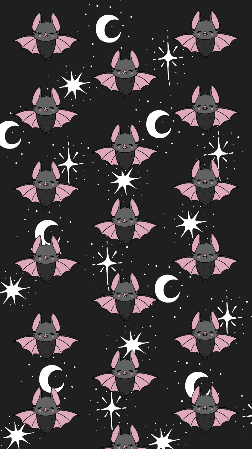 Wednesday Bat iPhone Wallpaper