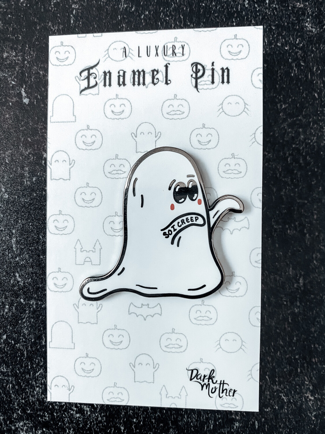 So I Creep Ghost Enamel Pin So I Creep Ghost Enamel Pin