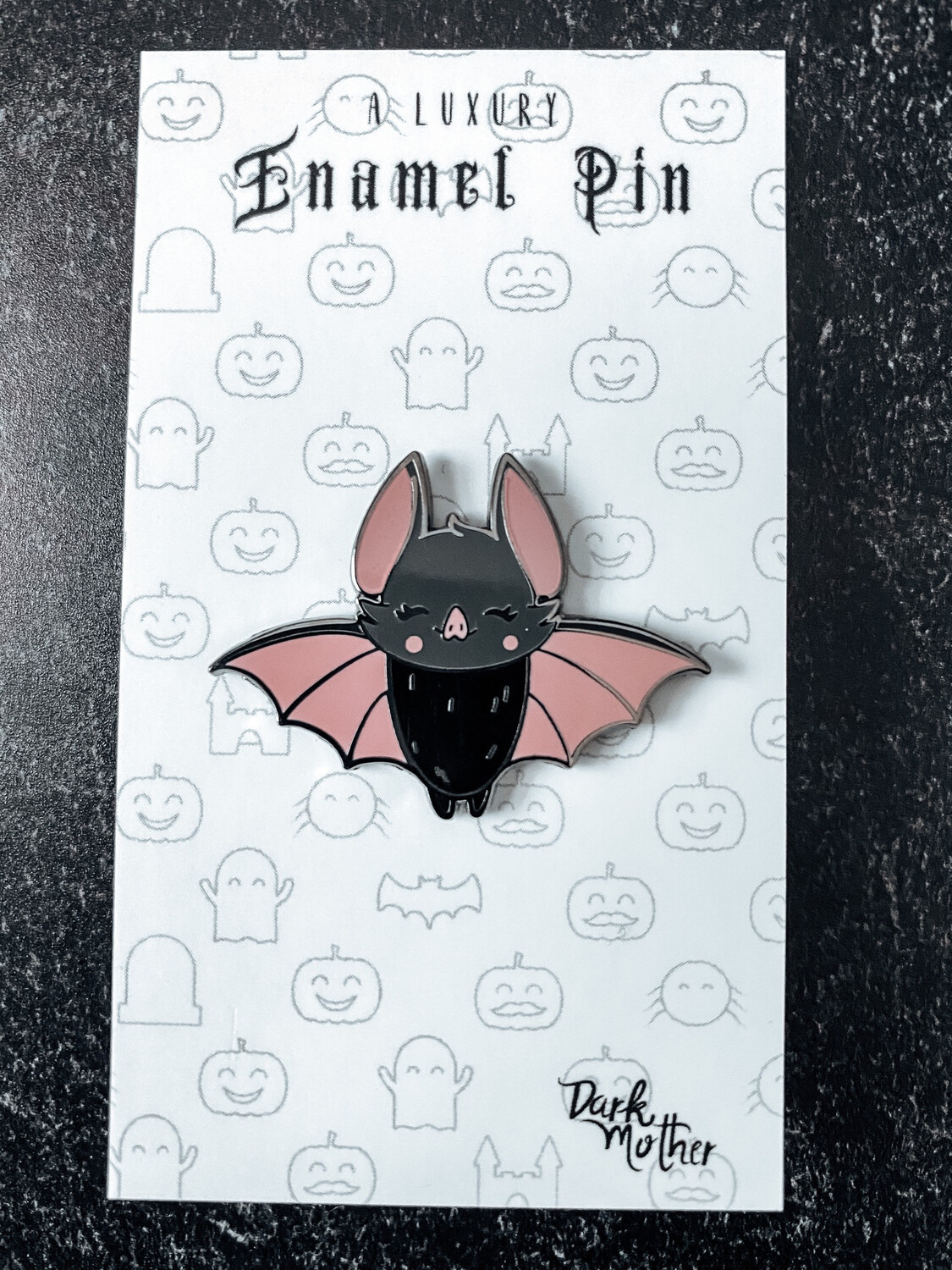 Wednesday Bat (With Defects) Enamel Pin Wednesday Bat (With Defects) Enamel Pin