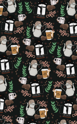 Coffee Critters iPhone Wallpaper