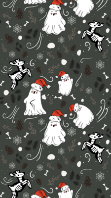 Festive Spirits iPhone Wallpaper