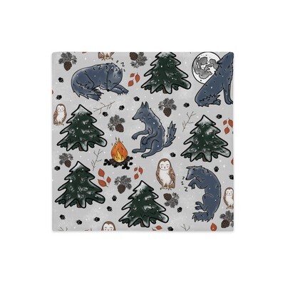 Winter Wolves Pillow Cases