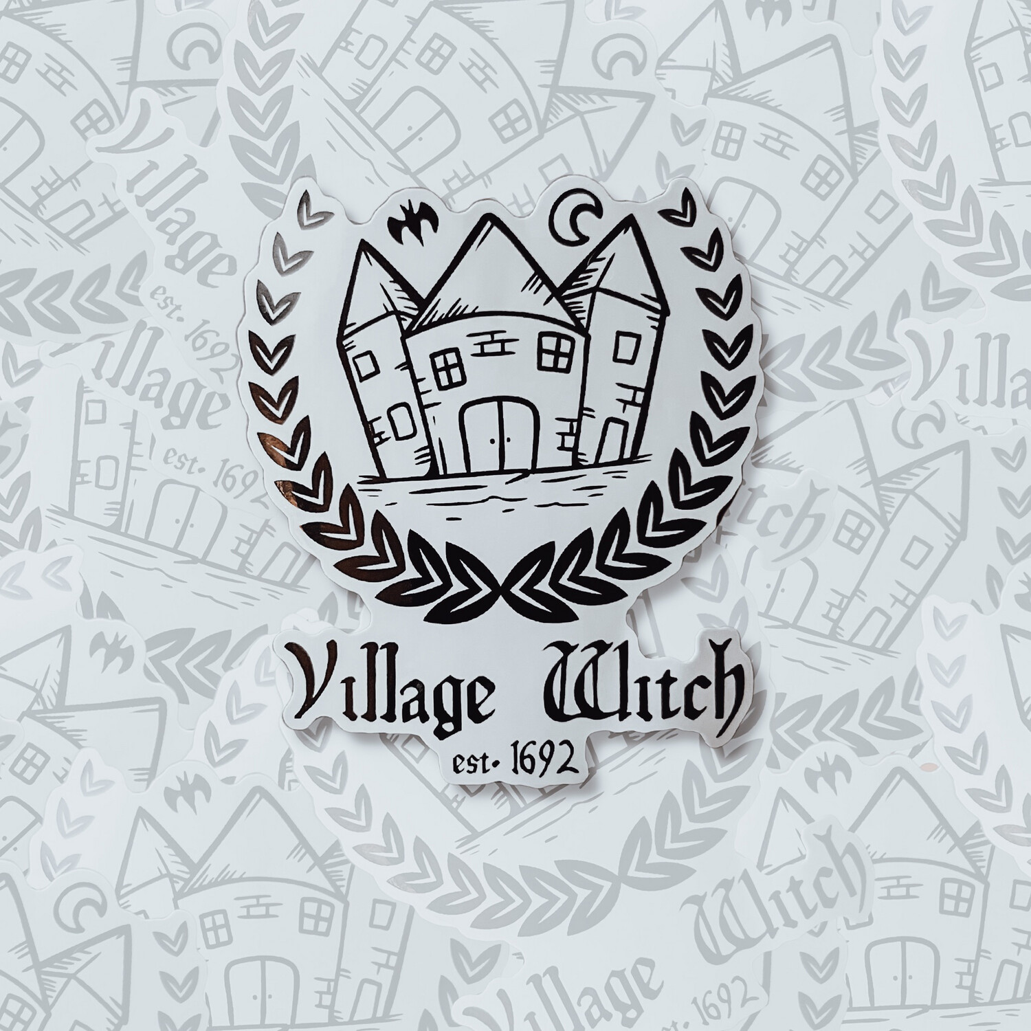 White Backing | Village Witch Sticker