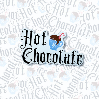 White Backing | Hot Chocolate Sticker