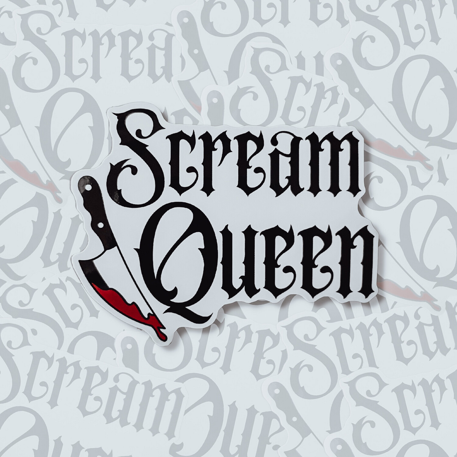 White Backing | Scream Queen Sticker