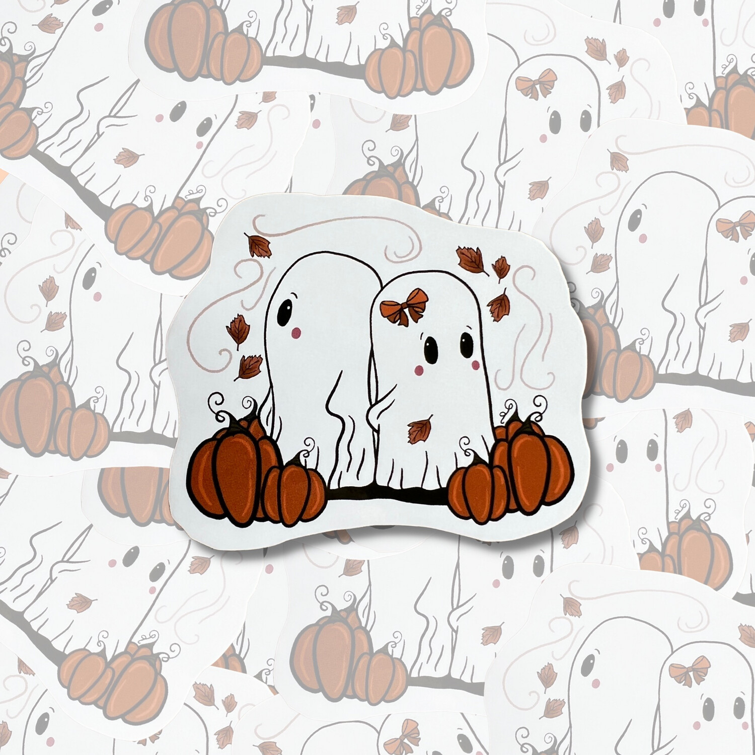 White Backing | Ghost Pumpkin Patch Sticker