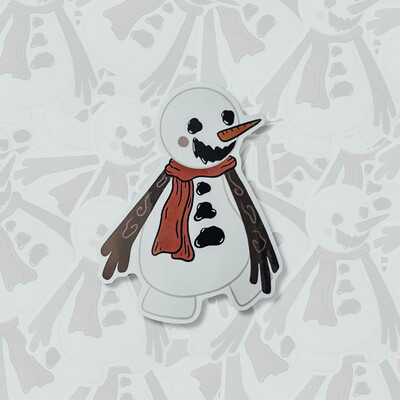 White Backing | Blizzard the Spooky Snowman Sticker