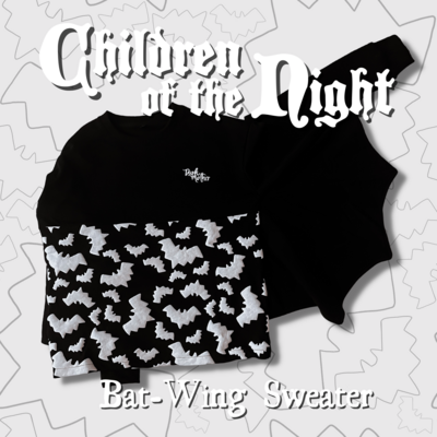 'Children of the Night' Bat-Wing Sweater