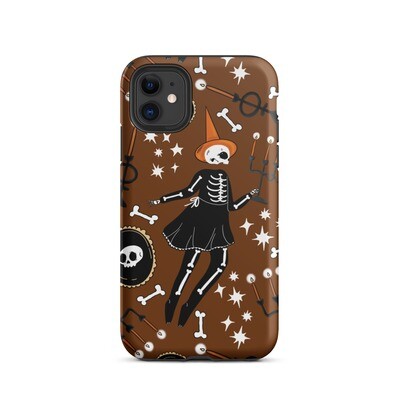 Skeletal Witch Tough Phone case
