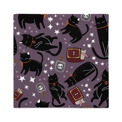 Black Cat Pillow Cases