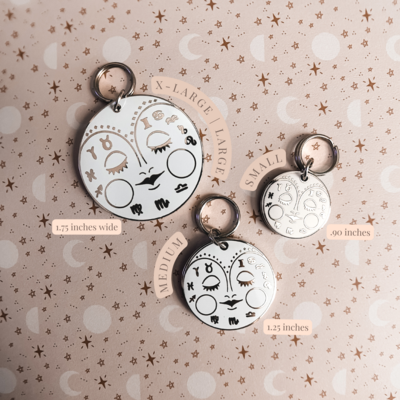 Midnight Moon | Pet ID Tag