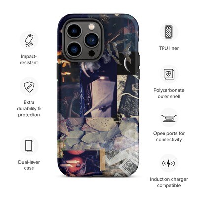 Occultist Collage Tough iPhone Case