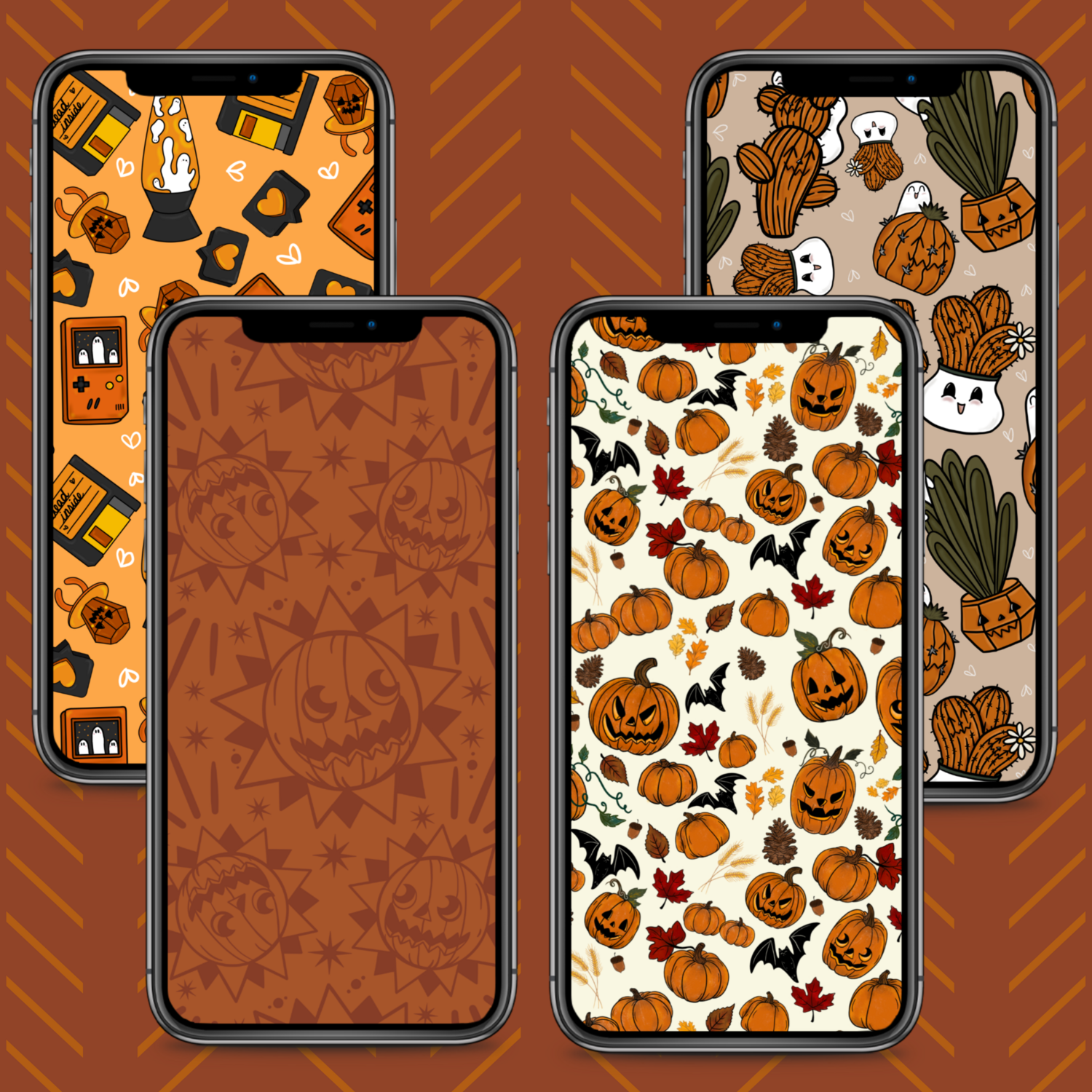 Orange Phone Wallpaper Pack