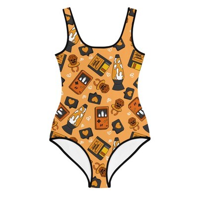 Retro Ghoul Youth Swimsuit