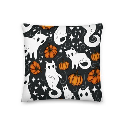 Ghost Kitties Pillows