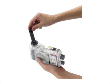 Sangean MMR-77CL Self-Powered Hand Crank Clear Analog AM/FM Radio