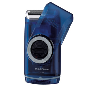 Braun Transparent Foil Shaver (uses two AA batteries)