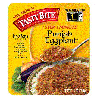 Tasty Bite Indian Microwave Pouches Punjab Eggplant