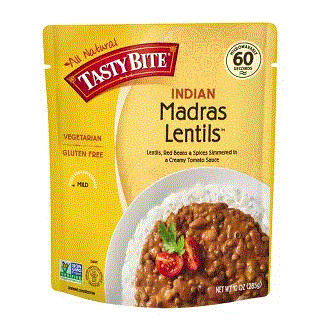Tasty Bite Indian Microwave Pouches Madras Lentils
