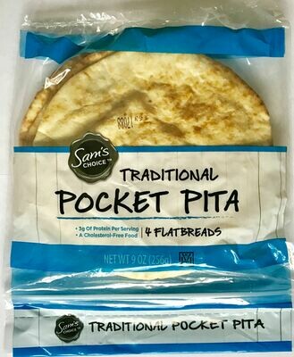 Pita Bread - Traditional Pocket 4ct