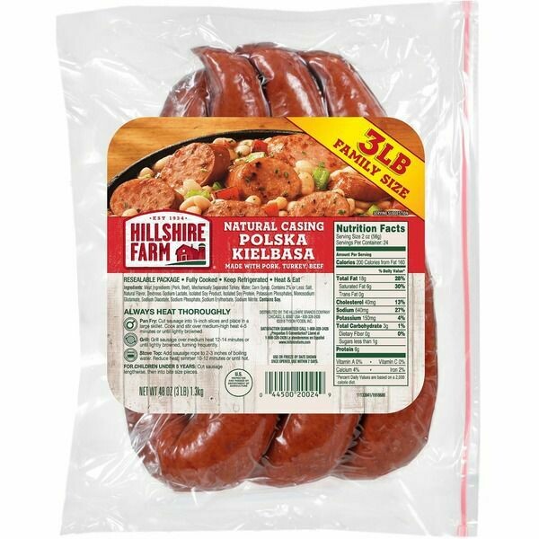 Hillshire Farm Sausage     Polska Kielbasa Family Pack