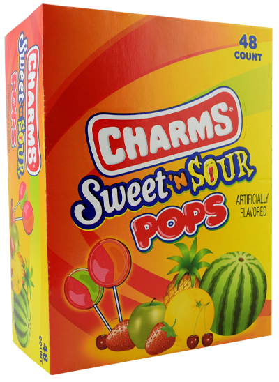 Charms - Sweet and Sour Pops 48ct
