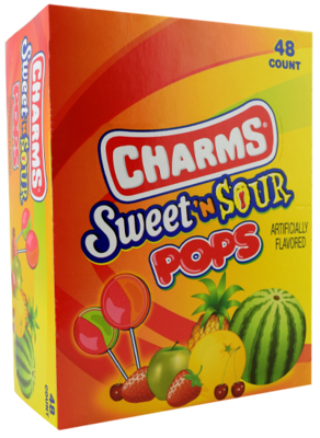 Charms - Sweet and Sour Pops 48ct