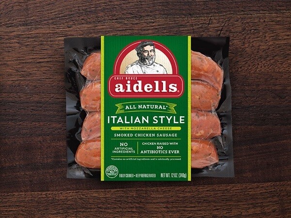 Aidells Chicken Sausage (contains pork)     Italian Style 4ct
