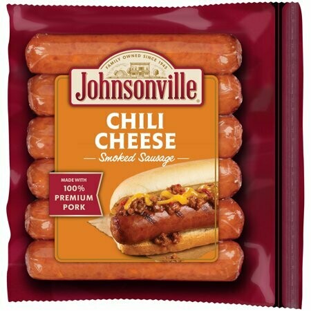 Johnsonville Chicken Sausages (contains pork)     Chili cheese 6ct