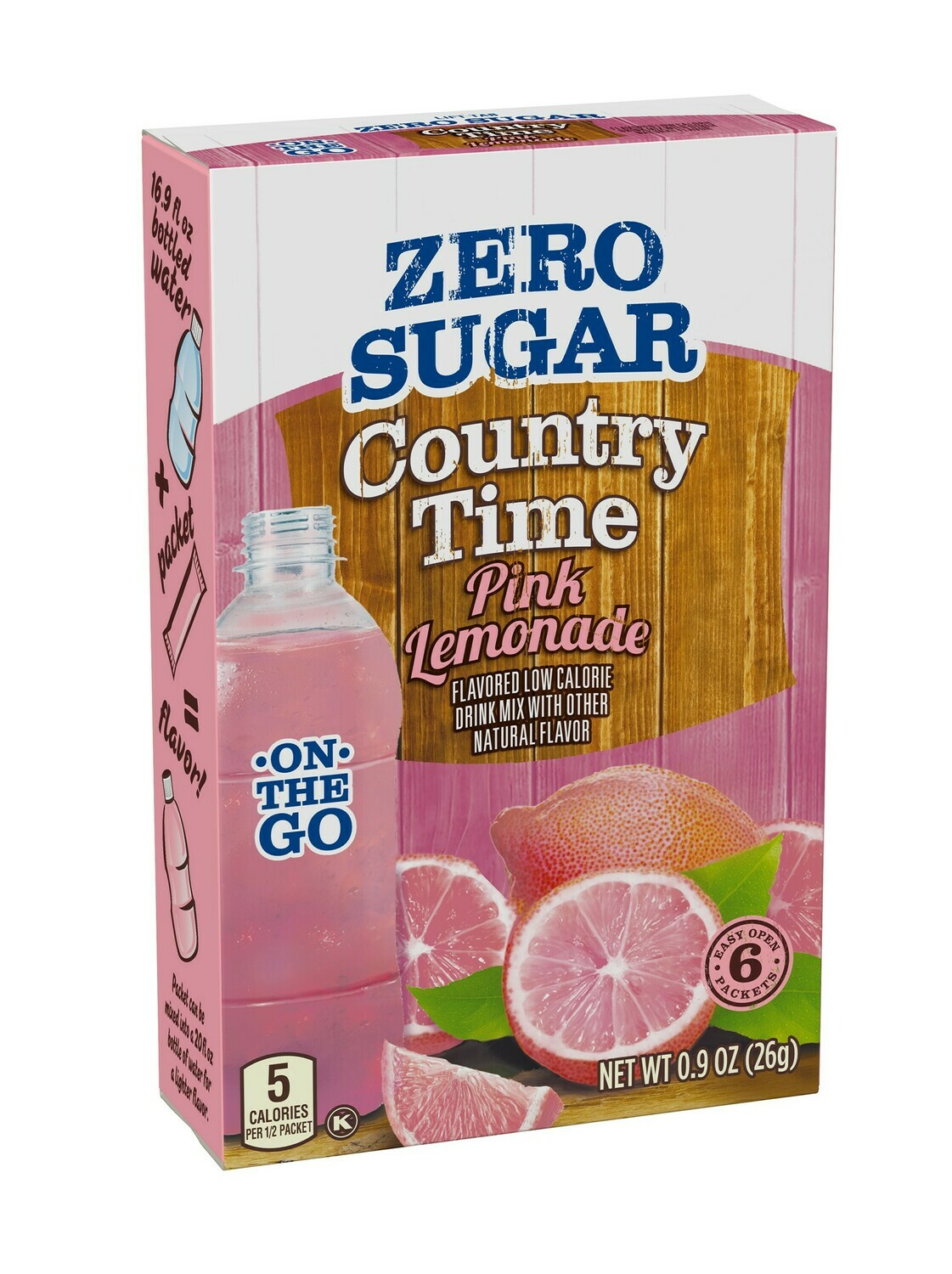 Country Time 6ct - (add to 16.9oz water)     Pink Lemonade