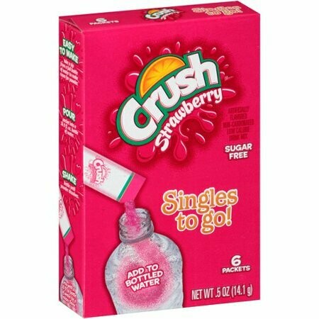 Crush 6ct - sugar free (add to 16.9oz water) Strawberry